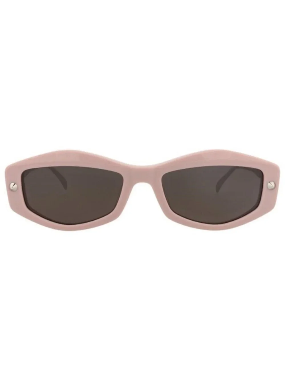New Alexander McQueen Womens Square/Rectangle Pink Silver Grey Fashion Designer